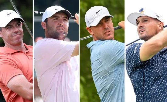 Rory McIlroy và Scottie Scheffler sẽ đối đầu với Bryson DeChambeau và Brooks Koepka vào cuối năm nay