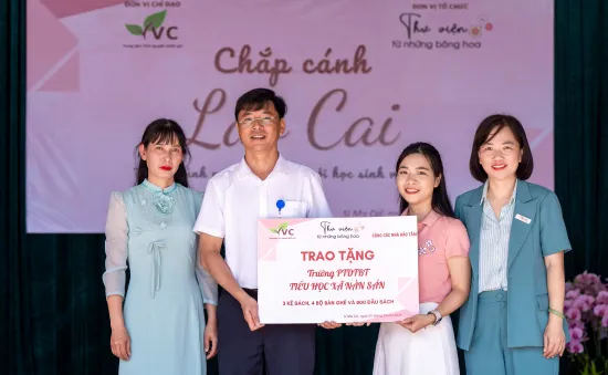 Chắp cánh ước mơ cho học trò vùng cao với 3 thư viện mới nhân dịp khai giảng