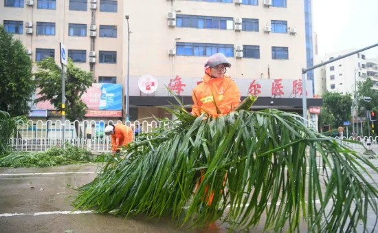 Siêu bão Yagi khiến 2 người chết, gần 100 người bị thương tại Trung Quốc