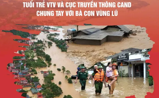 Thanh niên VTV chung tay hỗ trợ người dân bị ảnh hưởng bởi lũ lụt sau bão số 3