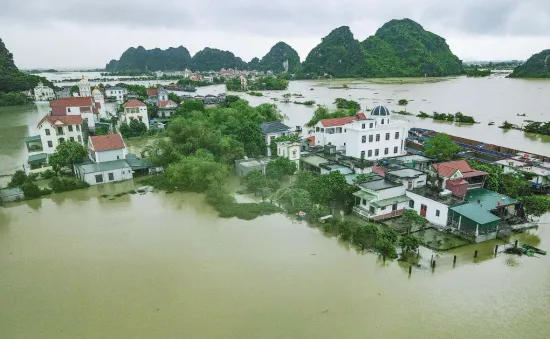 Ninh Bình: Không phải xả tràn, người dân vùng phân lũ trở lại sinh hoạt bình thường