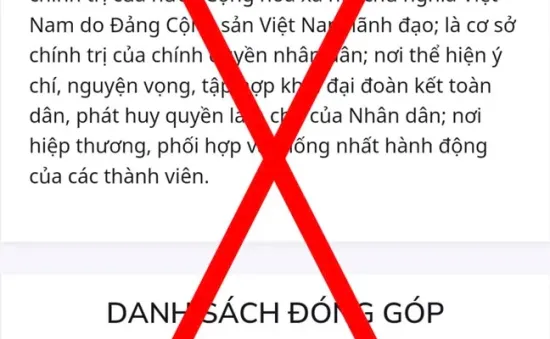 Không chuyển tiền vào tài khoản giả mạo MTTQ Việt Nam để ủng hộ đồng bào thiệt hại do bão số 3