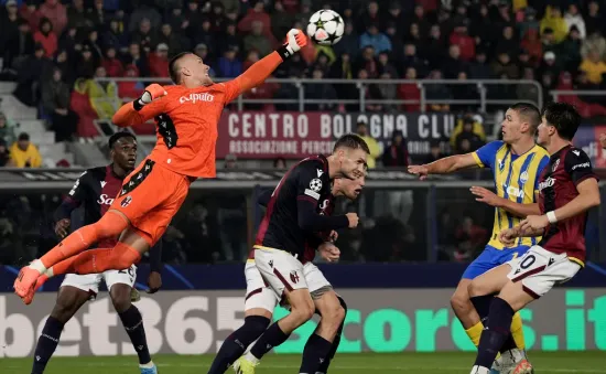 Bologna chia điểm trên sân nhà với Shakhtar Donetsk