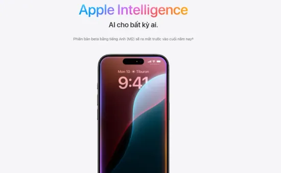 Apple Intelligence sắp hỗ trợ tiếng Việt