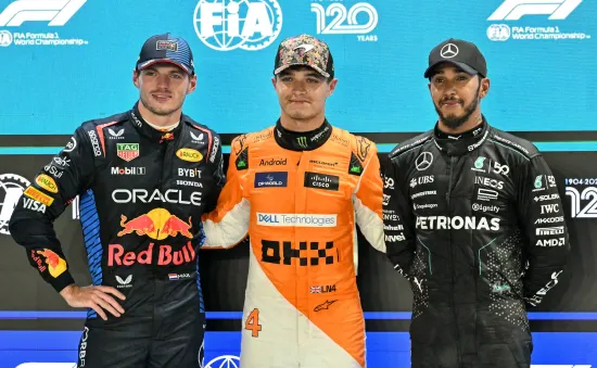 Đua xe F1: Lando Norris xuất phát đầu tiên tại GP Singapore