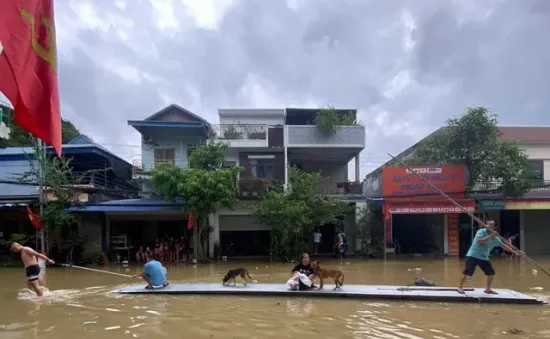 Hàng nghìn ngôi nhà ở TP Thái Nguyên ngập lụt sau bão Yagi