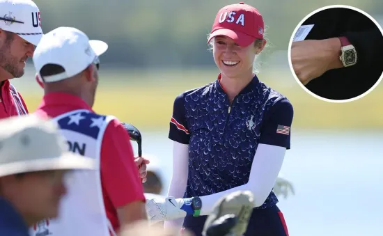 Nelly Korda đeo đồng hồ Richard Mille trị giá 8,5 tỷ đồng tại Solheim Cup