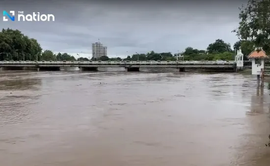 Chiang Mai, Thái Lan báo động đỏ nguy cơ lũ tràn về