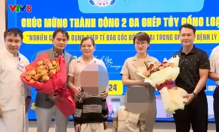 Bệnh viện Trung ương Huế điều trị thành công hai ca ghép tủy đồng loại đầu tiên