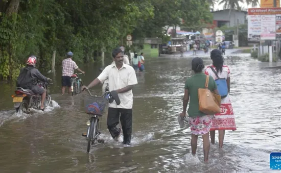 Sri Lanka: Lũ lụt nghiêm trọng khiến hơn 100.000 người rời bỏ nhà cửa