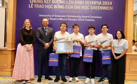 4 thí sinh Chung kết Đường lên đỉnh Olympia 2024 nhận được học bổng toàn phần