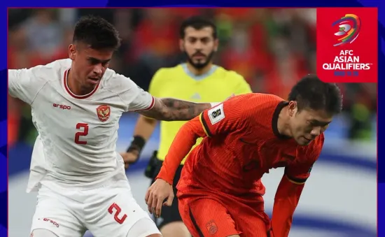 Vòng loại World Cup 2026: Đánh bại Indonesia, Trung Quốc ngắt mạch toàn thua