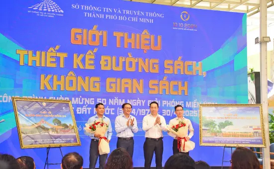 TP Hồ Chí Minh công bố thiết kế Đường sách, không gian sách chào mừng kỷ niệm 50 giải phóng miền Nam, thống nhất đất nước