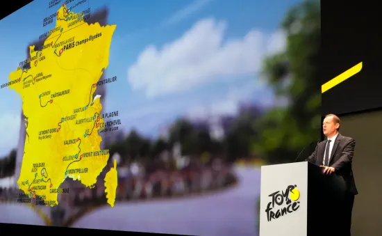 Công bố lộ trình của giải đua xe đạp Tour de France 2025