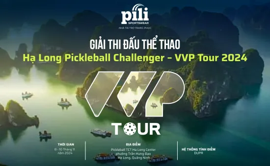 PILI Sportswear: Nhà tài trợ Bạc của giải đấu "Hạ Long Pickleball Challenger 2024 - VVP Tour"