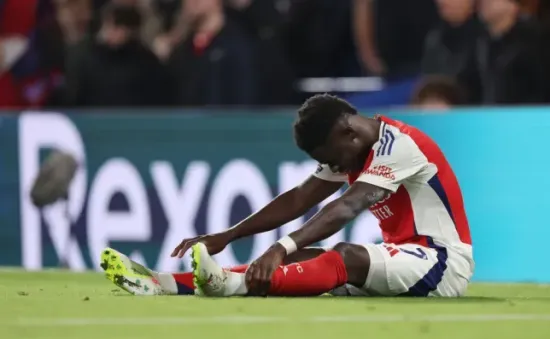 Saka và Rice dính chấn thương, Arsenal loay hoay sau Derby London!
