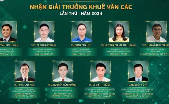 9 nhà khoa học đầu tiên nhận giải Khuê Văn Các