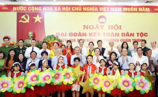 Tổng Bí thư Tô Lâm dự Ngày hội Đại đoàn kết toàn dân tộc tại Hà Nội