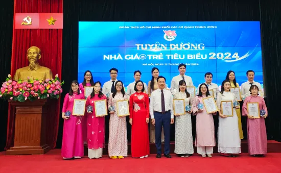 Tuyên dương 17 nhà giáo trẻ tiêu biểu cấp Khối năm 2024