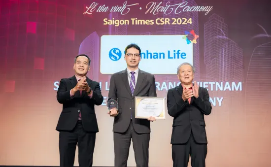 Shinhan Life Việt Nam được vinh danh  doanh nghiệp vì cộng đồng - Saigon Times CSR 2024