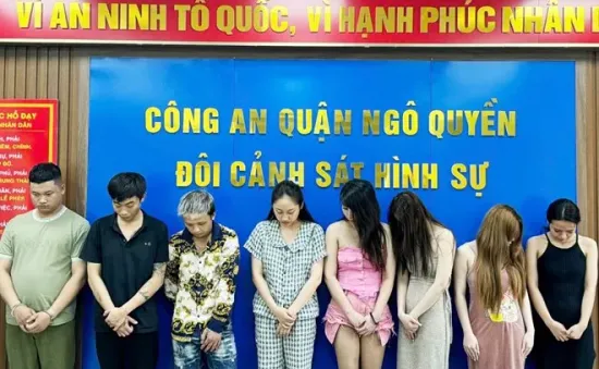 Hải Phòng: Phá ổ mại dâm trong khách sạn, phát hiện ma túy