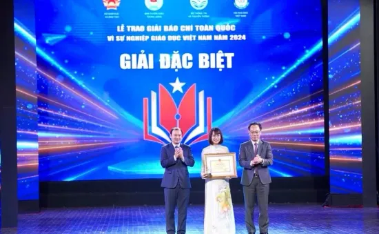 Lễ trao giải Báo chí toàn quốc “Vì sự nghiệp Giáo dục Việt Nam” năm 2024