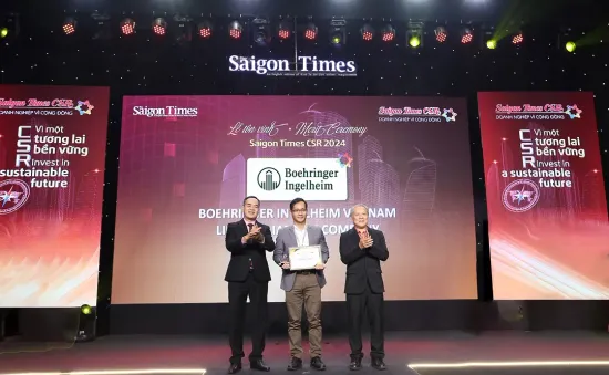 Saigon Times CSR 2024 tôn vinh các dự án hỗ trợ cộng đồng của Boehringer Ingelheim Việt Nam