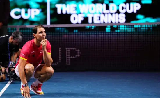 Rafael Nadal để thua ở trận đánh đơn cuối sự nghiệp