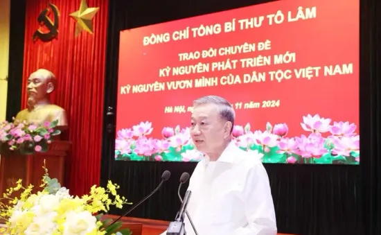 Tổng Bí thư Tô Lâm: Thời điểm bắt đầu kỷ nguyên mới là Đại hội XIV của Đảng