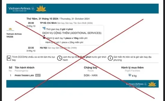 Cảnh giác trước thủ đoạn "vé máy bay giá rẻ" dịp cận Tết Nguyên đán