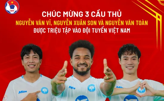 HLV Kim Sang Sik triệu tập bổ sung 3 cầu thủ của CLB Nam Định vào ĐT Việt Nam: Có Nguyễn Xuân Son