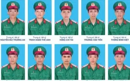 Truy tặng Huy hiệu “Tuổi trẻ dũng cảm” cho 12 liệt sĩ của Quân khu 7