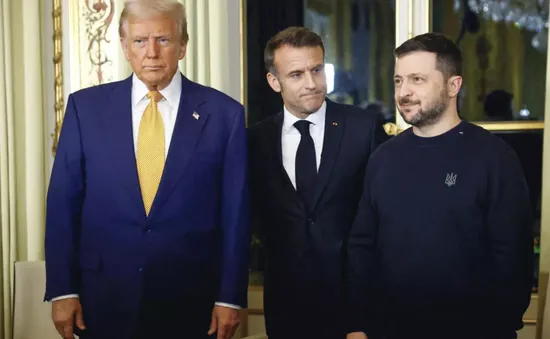 Kết quả hội đàm ba bên giữa Tổng thống Zelensky, Tổng thống Macron và ông Trump