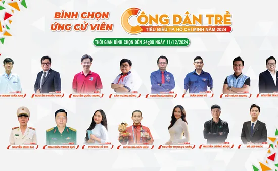 TP Hồ Chí Minh công bố đề cử “Công dân trẻ trẻ tiêu biểu 2024”