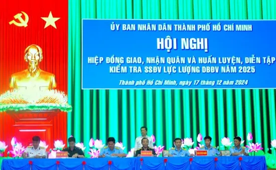 Bộ Tư lệnh TP Hồ Chí Minh hiệp đồng giao, nhận quân năm 2025