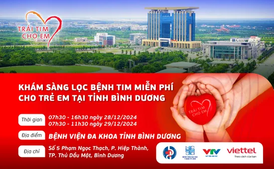 Trái tim cho em sẽ đến với Bình Dương