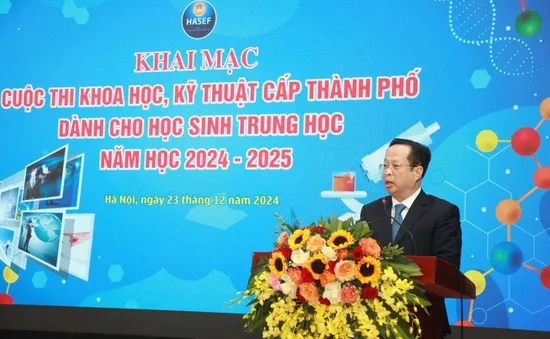 Hà Nội khai mạc cuộc thi khoa học kỹ thuật cấp thành phố