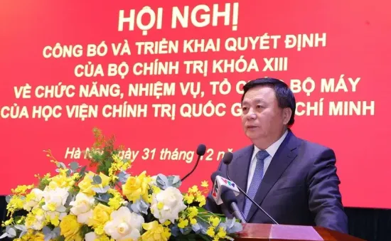 Học viện Chính trị quốc gia Hồ Chí Minh giảm 23 đầu mối cấp vụ