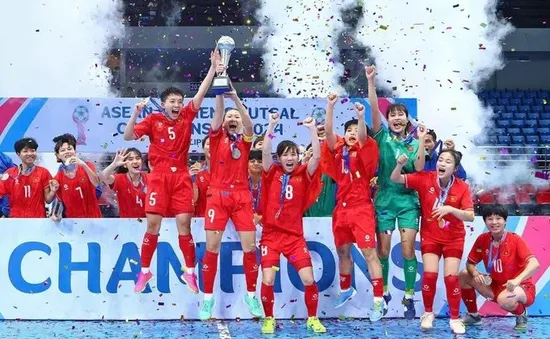 ĐT futsal nữ Việt Nam lọt vào TOP 10 thế giới do Futsalplanet bình chọn