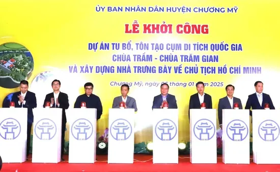 Hà Nội: Khởi công dự án tu bổ, tôn tạo Cụm di tích Quốc gia chùa Trầm - chùa Trăm Gian