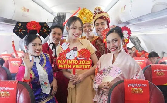 Đón năm mới 2025 tràn ngập niềm vui và hứng khởi cùng Vietjet ở độ cao 10.000 mét!