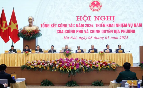 Lãnh đạo Đảng, Nhà nước dự Hội nghị của Chính phủ và chính quyền địa phương