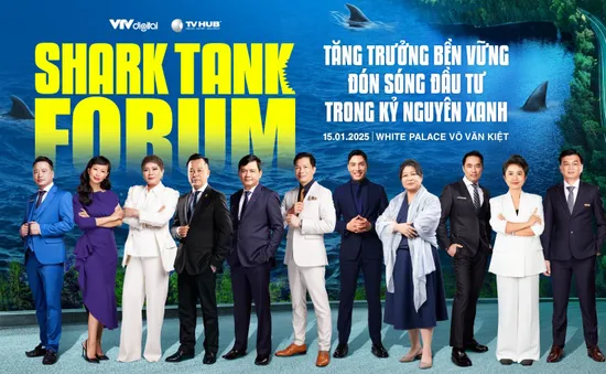 Gần 30 diễn giả và 1.000 công ty khởi nghiệp tham gia Shark Tank Forum 2025