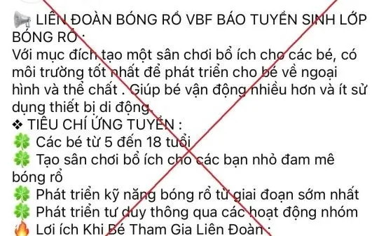 Người phụ nữ ở Hà Nội bị lừa hơn 1 tỷ đồng khi đăng ký khóa học bóng rổ cho con trên mạng