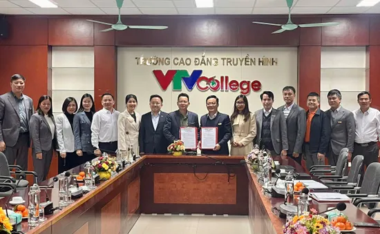 Ký kết hợp tác giữa Trường Cao đẳng Truyền hình và Trung tâm Truyền hình Việt Nam VTV8, VTV9