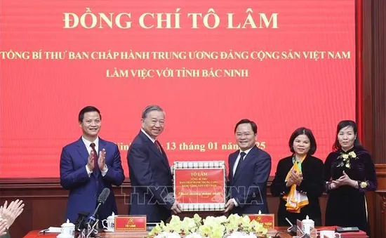 Tổng Bí thư Tô Lâm thăm và làm việc với tỉnh Bắc Ninh