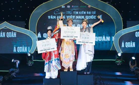 Trao giải cuộc thi Tìm kiếm đại sứ văn hóa Việt Nam quốc tế