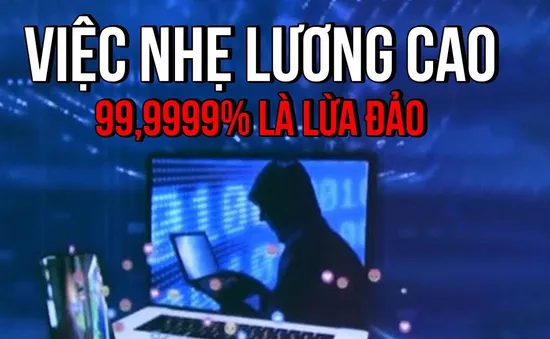 Lừa đảo “việc nhẹ, lương cao” nở rộ trở lại