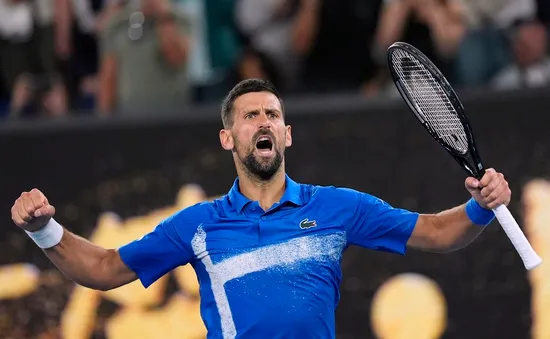 Novak Djokovic tiến vào vòng 4 Australia mở rộng 2025