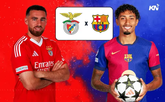 Benfica vs Barcelona: Thách thức "gã khổng lồ" | 3h00 ngày 22/1